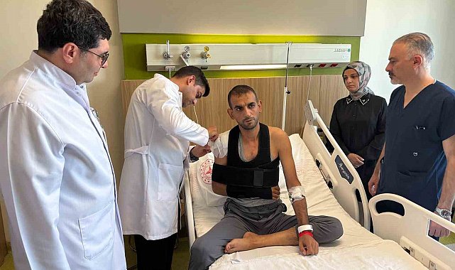 Omuzdaki kıkırdak hasarı dizden alınan sağlıklı kıkırdak ve kemik dokusuyla onarıldı