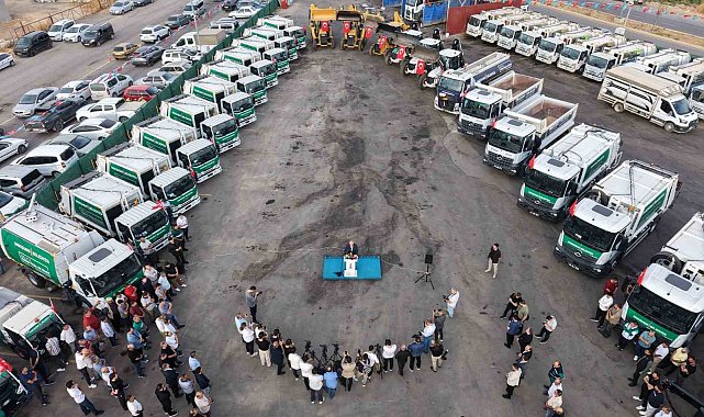 Onikişubat Belediyesi 200 milyon liralık yatırımla 30 yeni hizmet aracı aldı