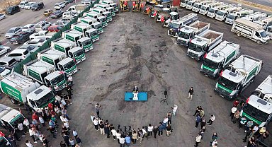 Onikişubat Belediyesi 200 milyon liralık yatırımla 30 yeni hizmet aracı aldı