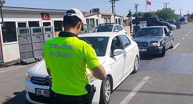 Ordu'da bir haftada 18 binden fazla araç ve sürücüsü denetlendi