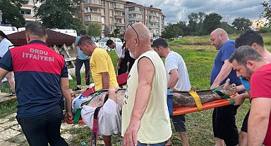 Ordu'da denizde akıntıya kapılan 3 kişi kurtarıldı