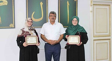 Ordu'da hafızlık eğitimini tamamlayan 8 öğrenciye belgeleri verildi
