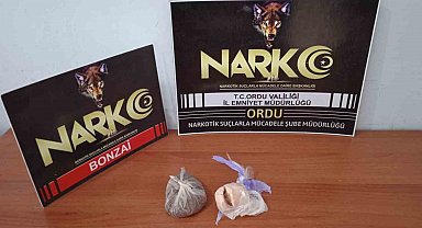 Ordu'da uyuşturucu madde ile yakalanan şüpheli tutuklandı