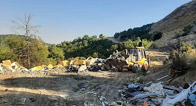 Orman sahasına atık döken şahsa ceza