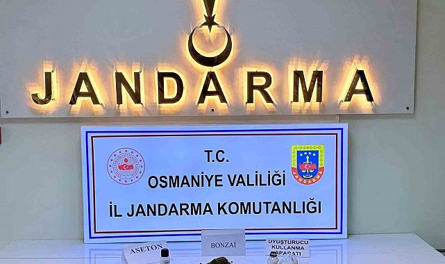 Osmaniye'de jandarmadan patlayıcı ve silah operasyonu