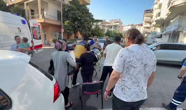 Otomobile çarpmamak için frene bastı: Motorlu bisikletiyle devrildi