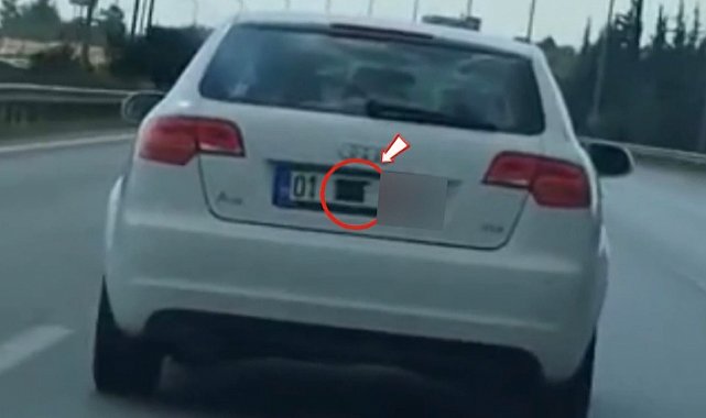 Otoyolda plaka gizleyerek seyreden araca 140 bin TL ceza