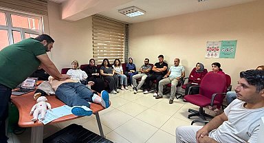 Palu'da hastane personeline CPR eğitimi verildi