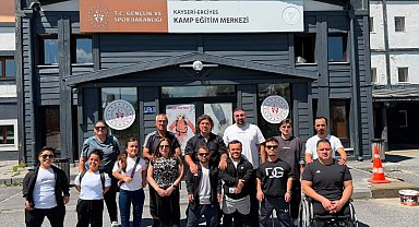 Paralimpik Halter Milli Takımı Kayseri'de kamp yapıyor