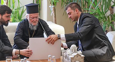 Patrik Bartholomeos, Bodrum Belediyesini ziyaret etti