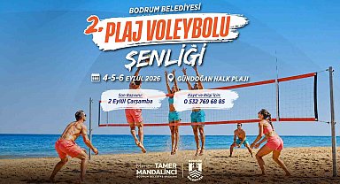 Plaj Voleybolu Şenliği Gündoğan'da