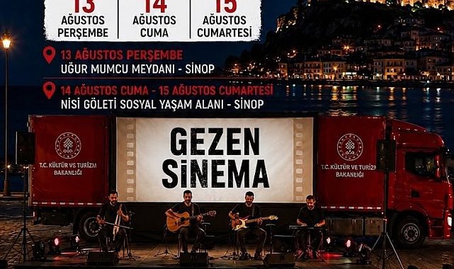 "Gezen Sinema" Sinop'ta