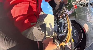 "Seni gebertirim" dedi, motokuryeye saldırdı