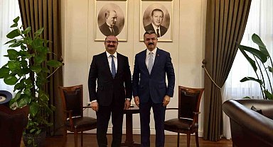 Rektör Hacımüftüoğlu'ndan MGK Genel Sekreteri Okay Memiş'e ziyaret