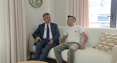 Rektör Kızıltoprak'tan 18 yıl sonra yeniden uyuyabilen Gazi Mehmet Tüfek'e anlamlı ziyaret