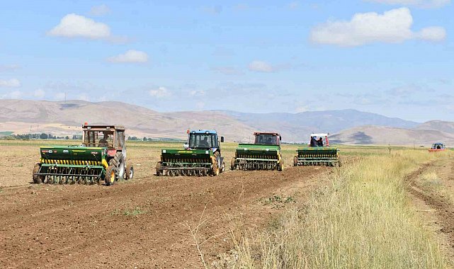 Rüştü köyünde suni mera tesisi oluşturuldu