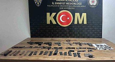 Sakarya'da silah imalathanesine döndürülen eve operasyon: 1 gözaltı