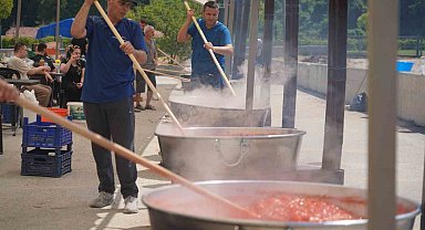 Salça yapımı için ilk ateşler yakıldı