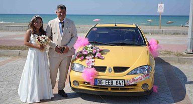 Samsun'a Filipinli gelin