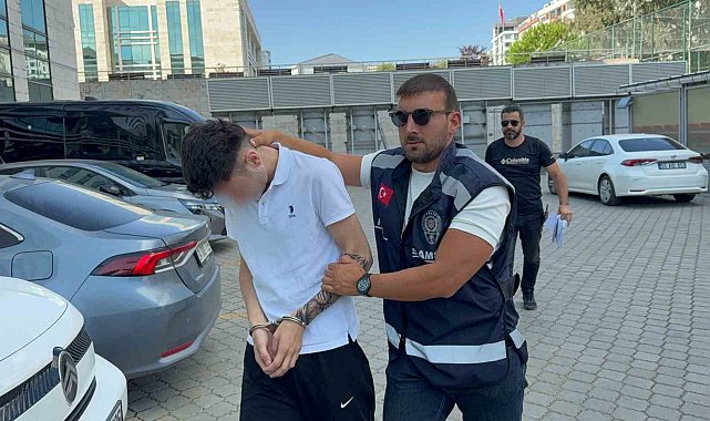 Samsun'da silahlı yaralama zanlısı adliyeye sevk edildi