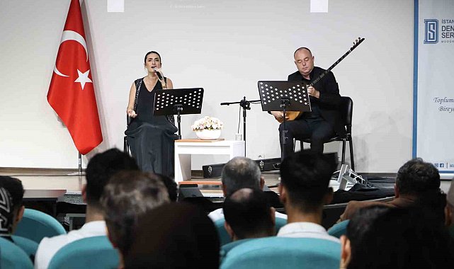 Sanatçılar Yaprak Sayar ve Alper Uzkur, denetimli serbestlik yükümlüleriyle bir araya geldi