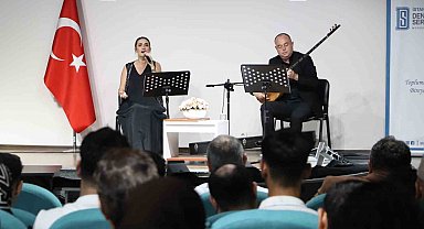 Sanatçılar Yaprak Sayar ve Alper Uzkur, denetimli serbestlik yükümlüleriyle bir araya geldi
