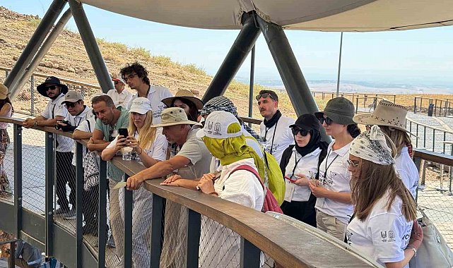 Şanlıurfa, UNESCO dünya mirası gönüllülerini Taş Tepeler'de ağırladı