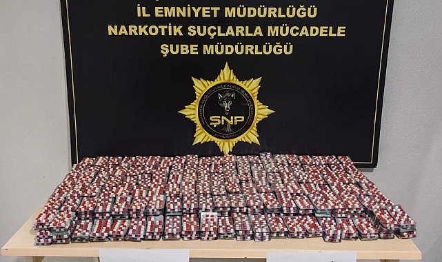 Şanlıurfa'da 13 bin uyuşturucu hap ele geçirildi