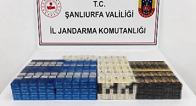 Şanlıurfa'da kaçak alkol ve sigara ele geçirildi