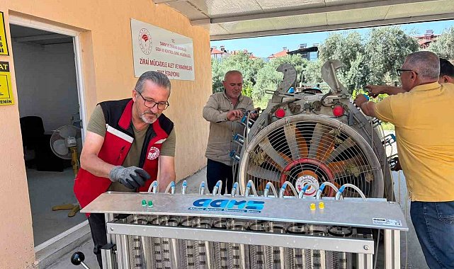 Sarıgöl'de ilaçlama makineleri için test istasyonu kuruldu