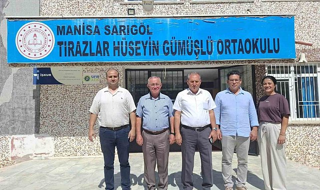 Sarıgöl'de okullara yeni eğitim yılı incelemesi