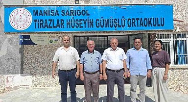 Sarıgöl'de okullara yeni eğitim yılı incelemesi