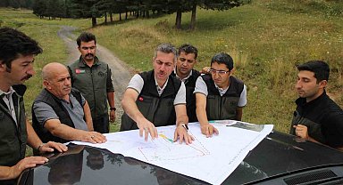 Sarıkamış'ta orman çalışmaları masaya yatırıldı: Bölge Müdürü Karakurt'tan sahalarda inceleme