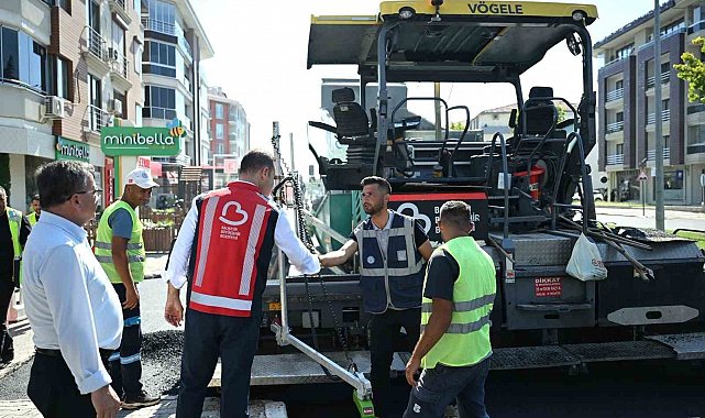 Savaştepe caddesi modern yüzüne kavuştu