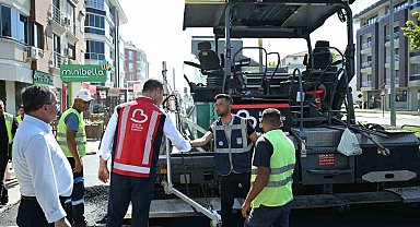 Savaştepe caddesi modern yüzüne kavuştu