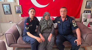 Şehit ailesine vefa ziyareti