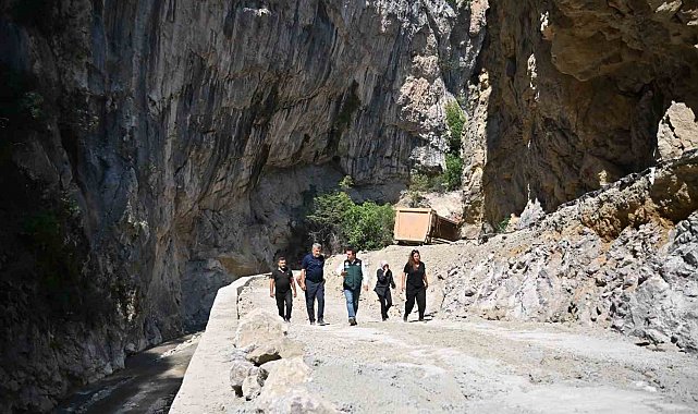 Şeker Kanyonu'nda çalışmalar devam ediyor