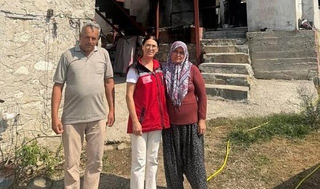 Seydikemer'de afetzede şehit yakını ve gazi yalnız bırakılmadı
