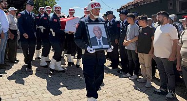 Simav'da Kıbrıs gazisi Nazlım Abay son yolculuğuna uğurlandı
