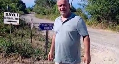 Sinop'ta 27 yıldır yapılmayan şehitlik yolu için yetkililere çağrı