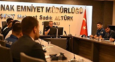 Şırnak'ta ağustos ayı güvenlik toplantısı gerçekleştirildi