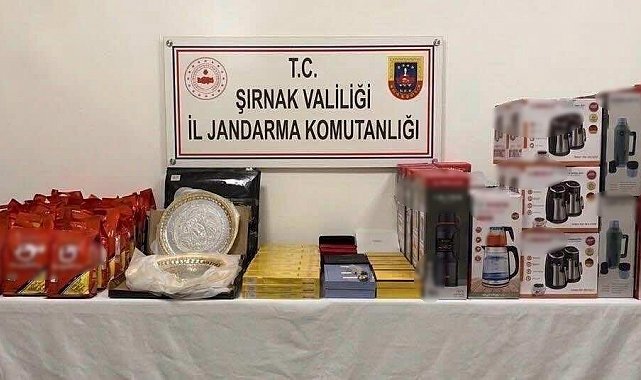 Şırnak'ta jandarmadan kaçakçılık operasyonu