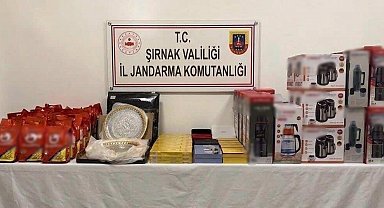 Şırnak'ta jandarmadan kaçakçılık operasyonu