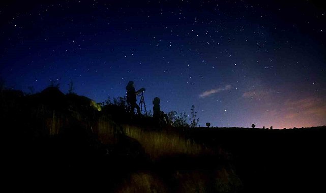 Şırnak'ta yıldızlar bu kez fotoğrafçıların objektifinden görüntülendi
