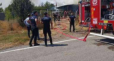 Sivas'ta müstakil ev yangında küle döndü