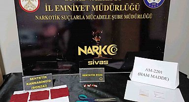 Sivas'ta narkotik operasyonu: 3 tutuklama
