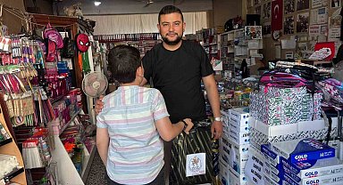 Sivrihisar Bakkallar Odası'ndan öğrencilere kırtasiye desteği