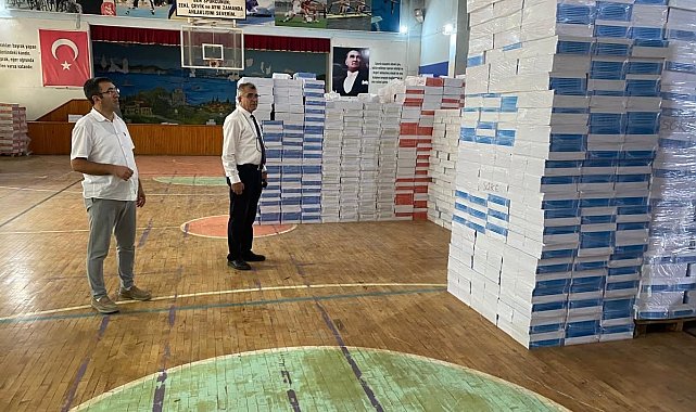 Söke'de ücretsiz ders kitaplarının dağıtım hazırlıkları sürüyor