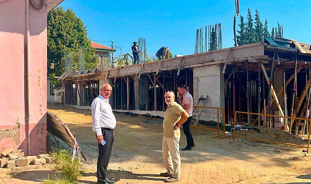 Sultanhisar'da 12 daire ve 2 iş yerinin yer aldığı projede çalışmalar sürüyor