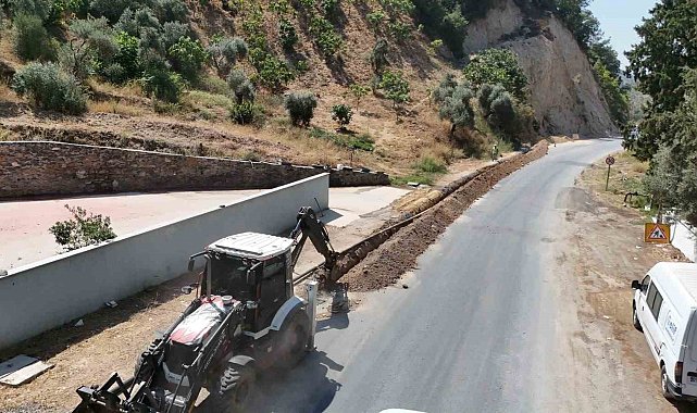 Sultanhisar'ın kaynak suyu hatları yenileniyor